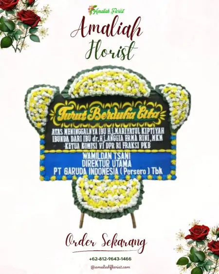 Papan Bunga Duka Gedung Wedding Bekasi